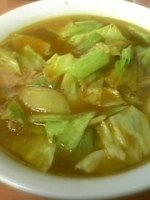 「中華風カレーソバ（￥800）」@中国家常料理 上海港の写真