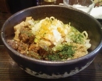 「本日の裏そば<油そば（大盛り）>」@鶏そば専門店 前略。まるきゅうの写真