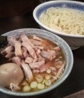 「つけチャーシューあつもり（並）+味付玉子」@中華そば べんてんの写真