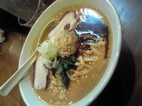 「あん肝と海老の味噌ラーメン850円」@らーめん・つけめん いつ樹の写真