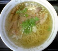 「塩ラーメン（650円）」@支那そば一麺 下広岡店の写真