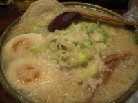 「味噌らーめん（背脂3これでもか）750円+味玉（クーポン）」@上州桐生らーめん 神山家の写真