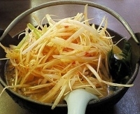 「ダブルネギラーメン（味噌） 885円」@ラーメンあじ平 八潮店の写真