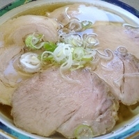 「チャーシューメン（ハーフ&ハーフ） 682円」@佐野らーめん 麺龍の写真