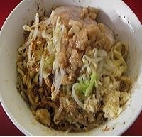 「まぜそば大 全部マシ」@ジャンクガレッジ 東大宮店の写真