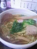 「青しそらーめん」@会津ラーメン 和の写真