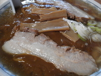 「カレー中華そば（麺カタメ、麺少な目） 840円」@森田屋支店 太田店の写真