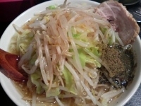 「魚梵天 大盛り 野菜増し（750円）」@麺屋 梵天の写真