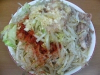 「ラーメン 麺硬め 全増し （650円）」@ラーメン二郎 高田馬場店の写真