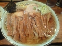 「ワンタンラーメン+半チャーハン+生ビール」@元祖 恵比寿ラーメンの写真