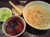 「赤辛つけ麺中盛（780円）」@中田兄弟の写真