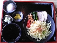 「温玉煎り酒つけ麺」@手打ち中華そば 和屋の写真