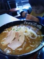 「X王子750円+生ビール300円（×2杯）」@らあめん花月嵐 一之江店の写真