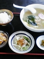 「塩バターラーメンセット（￥850）」@ベースボール健の写真