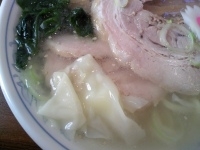 「ワンタンメン（塩）￥750 チャーシュー￥250」@手打ちラーメン 恒の写真