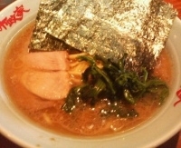 「ラーメン（濃い目、堅め）650円」@麺家市政の写真