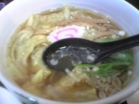 「ワンタン麺+玉子かけご飯」@海人の写真