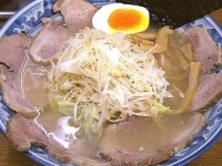 「塩ネギチャーシューめん」@和風ラーメン シャリの写真