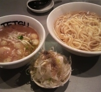 「味玉あつもり（並）+ネギ」@つけめん102 大宮店の写真