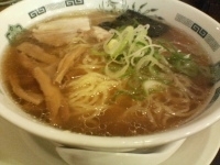 「中華そば+大盛（無料券）」@日高屋 小岩南口店の写真