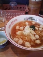 「比内鶏つみれそば（しょうゆ）」@支那そば 一本気の写真