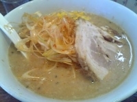 「ねぎ味噌らーめん「冬期限定」（820円）」@ラーメンのまめぞう 春日部店の写真