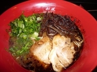 「新風麺 300円（九州ウォーカー創刊300号記念イベントのため 」@博多新風 高宮本店の写真