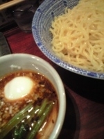 「カレーつけ麺（温泉玉子、雑炊用半ライス） チャーシューご飯」@麺屋永吉 花鳥風月の写真