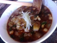 「アリランらーめん」@八平の食堂の写真