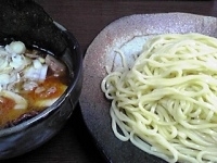 「しょうゆつけ麺中盛+味付け卵+半チャーシュー」@つけ麺隅田 門前仲町店の写真