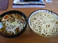 「野菜味噌つけそば大盛り780円+半ライス100円」@東池袋大勝軒 うさぎ家の写真