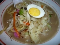 「ちゃんぽんセット（ちゃんぽん+小チャーハン） 700円」@名代ラーメン亭 天神ビブレ店の写真