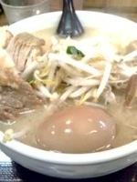 「味玉味噌ラーメン（850円）+大盛（50円）」@味噌麺処 花道庵の写真