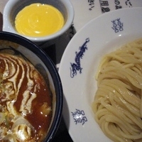 「本格派カリーつけ麺 850円+大盛+ 50円+濃厚チーズソース 」@三ツ矢堂製麺 中目黒本店の写真