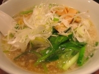 「にらラーメン 680円」@国立ラーメン 萬笑の写真