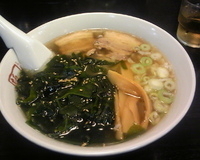 「わかめラーメン（610円）」@喜多方ラーメン 坂内 木場店の写真
