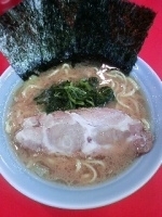 「ラーメン（麺かため）」@横浜家系ラーメン 心家の写真