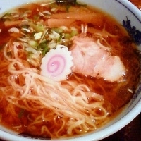 「ラーメン （600円）  「ホームページ見た」で50円割引」@湯本ハイカラ中華 日清亭 本店の写真