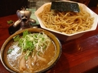 「味玉・肉入りつけ麺（メガ盛り+特盛り）」@麺屋 えん寺の写真