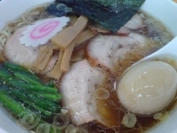 「白河風チャーシューメン850円 味つけたまご70円」@手打ラーメン ちゃまの写真
