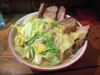 「ぶた入りラーメン 野菜マシ」@大二郎の写真