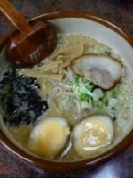 「糸魚川味噌ラーメン+煮卵」@みそ膳 糸魚川店の写真