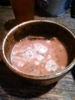 「つけめん（並）（あつもり）」@つけめん あびすけ 日吉店の写真