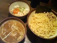 「つけ麺 大盛り 卵かけご飯」@つけ麺 APPLE BASICの写真