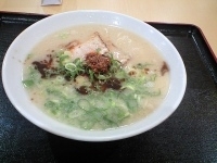 「とんこつしぼりラーメン」@満洲屋が一番 ゆめタウン広島本店の写真