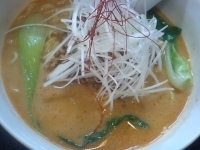 「絆坦々麺+ライス（800円+120円）」@らーめん 絆の写真