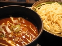 「カリーつけめん（あつもり）」@三ツ矢堂製麺 高田馬場店の写真