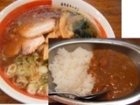 「ラーメン+半カレーセット」@高円寺ラーメン タロー軒の写真