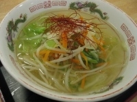 「野菜らーめん（塩）￥600」@地産地消ヘルシー館 そば工房 杜誉の写真