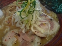 「メガ豚煮干らーめん700円」@らーめん 福たけ 桜木本店の写真